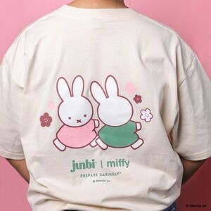 Miffy x Junbi Matcha Sakura Cotton T-Shirt Limited Edition Size Small Kawaii